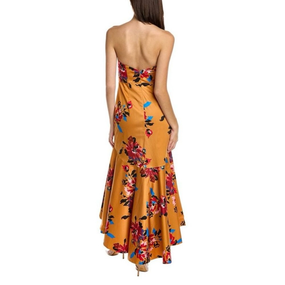 NWT Hutch Dea Maxi Dress Anthropologie mustard Yellow size 12 wedding party - Picture 2 of 8